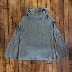 CALVIN KLEIN Bell Sleeved Grey Sweater